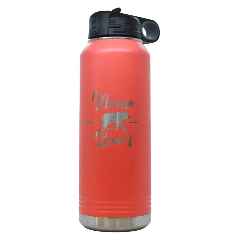 Vacuum Insulated Water Bottle | Multiple Sizes | Multiple Colors | Customizable | RCK Creations & More