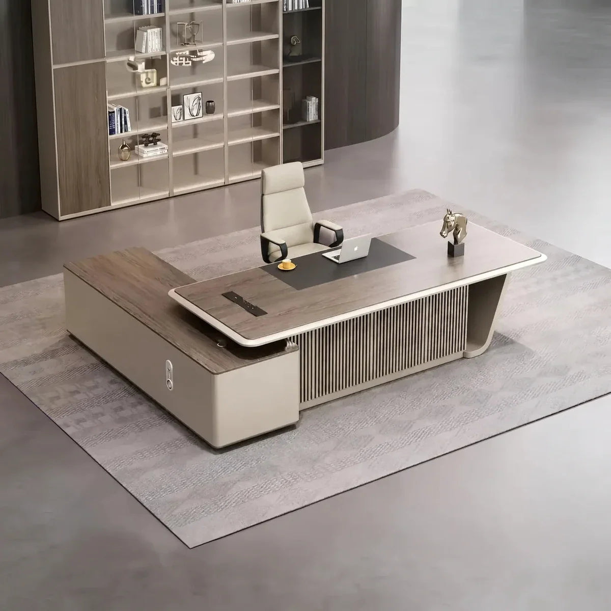 Mantell · Modern L-Shaped Executive Desk