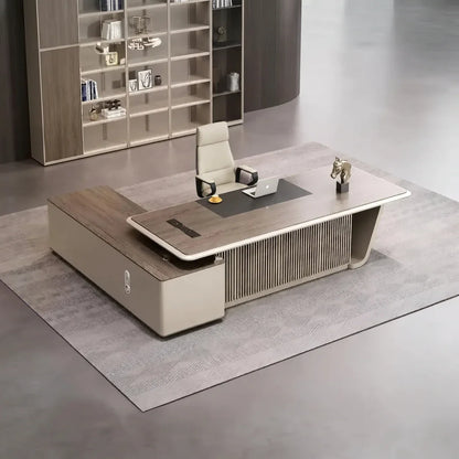 Mantell · Modern L-Shaped Executive Desk