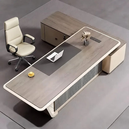 Mantell · Modern L-Shaped Executive Desk