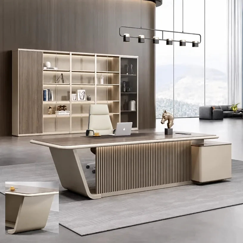 Mantell · Modern L-Shaped Executive Desk