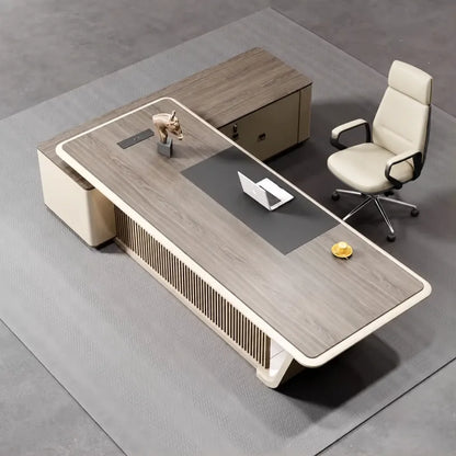 Mantell · Modern L-Shaped Executive Desk
