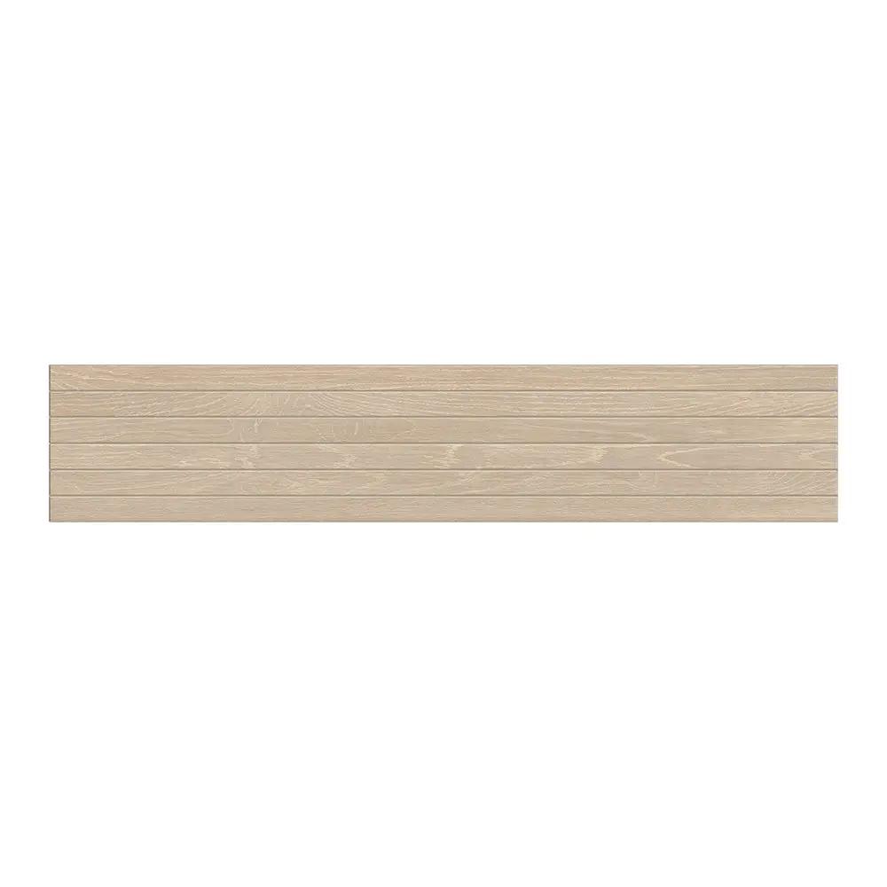 Areia Matte Groove Wood Look Porcelain Mosaics 8x40