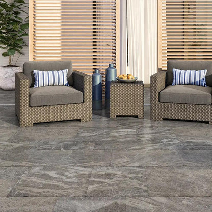 Iron Burgundy Textured Linear Marble Patterns Various
