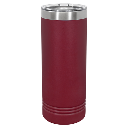 Skinny Tumbler with Slider Lid | 22 oz | Multiple Colors | Customizable | RCK Creations & More