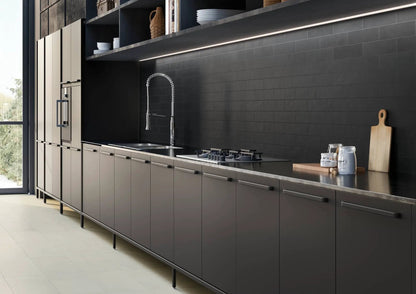 Vision Color Star Black Anti-Slip Resin Look Porcelain Tiles 12x24