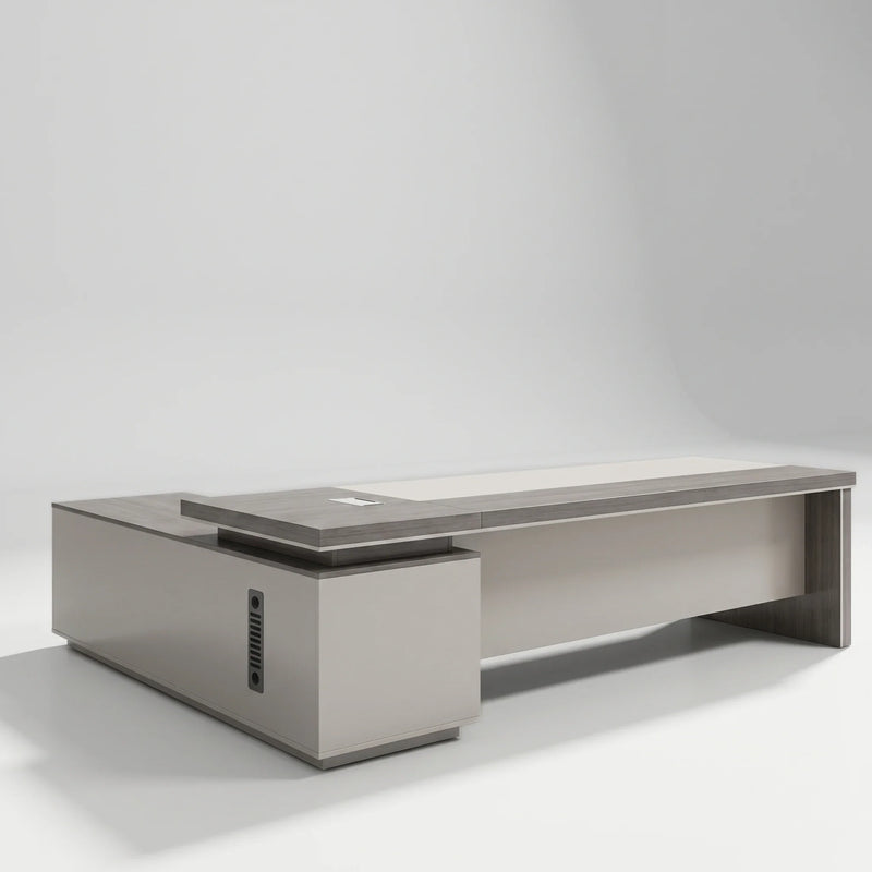 Purdue · Modern L-Shaped Executive Desk