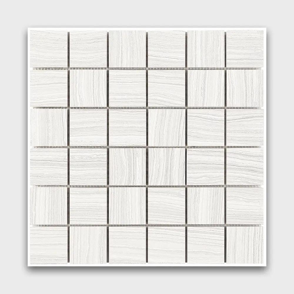 Matrix Bright Matte 2x2 Porcelain Mosaics 12x12