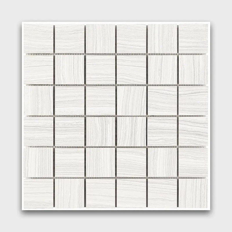 Matrix Bright Matte 2x2 Porcelain Mosaics 12x12