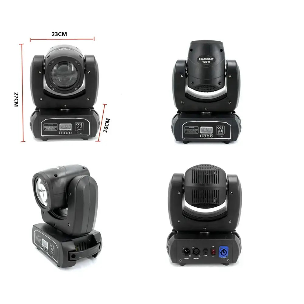 Matte black 120w moving head light stage spotlight for living room