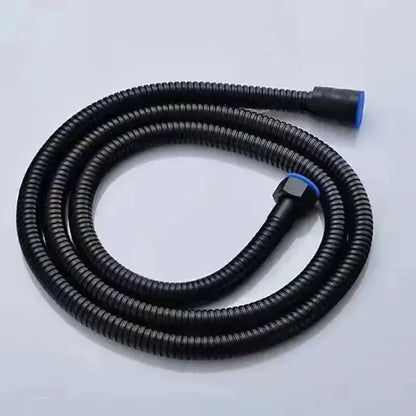 Matte black 5 mode high pressure shower head bathroom adjustable