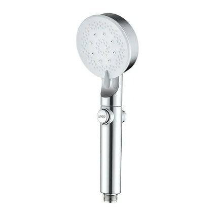 Matte black 5 mode high pressure shower head bathroom adjustable