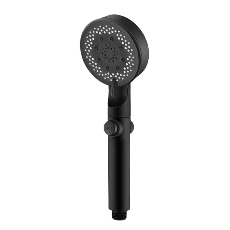 Matte black 5 mode high pressure shower head bathroom adjustable