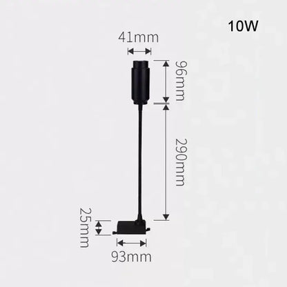 Matte black adjustable beam track light for store task lighting