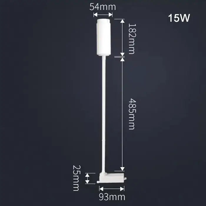 Matte black adjustable beam track light for store task lighting