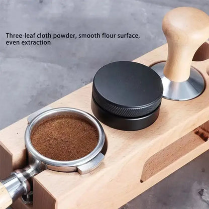 Matte black adjustable palm tamper kitchen coffee distributor tool