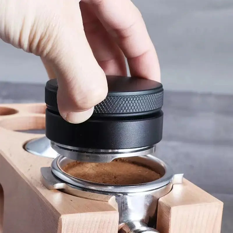 Matte black adjustable palm tamper kitchen coffee distributor tool