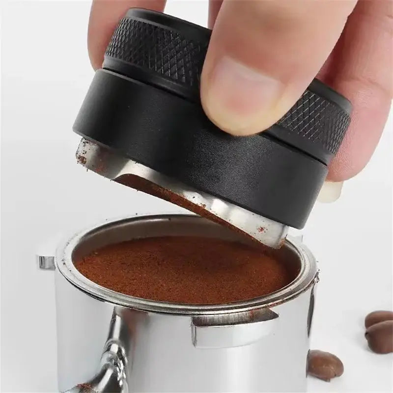 Matte black adjustable palm tamper kitchen coffee distributor tool