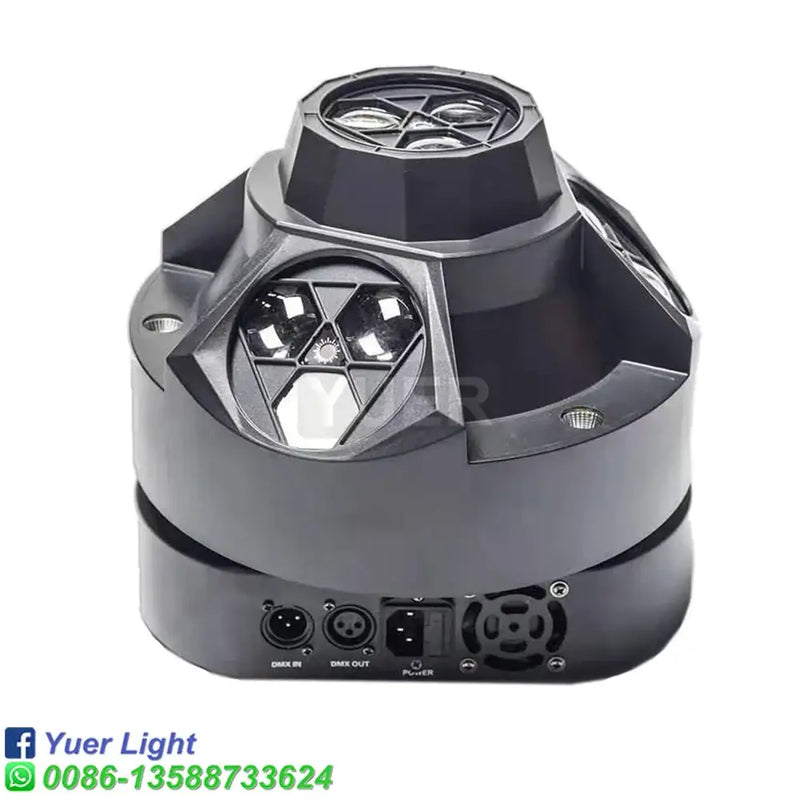 Matte black bee eye strobe laser light for dj party stage decor