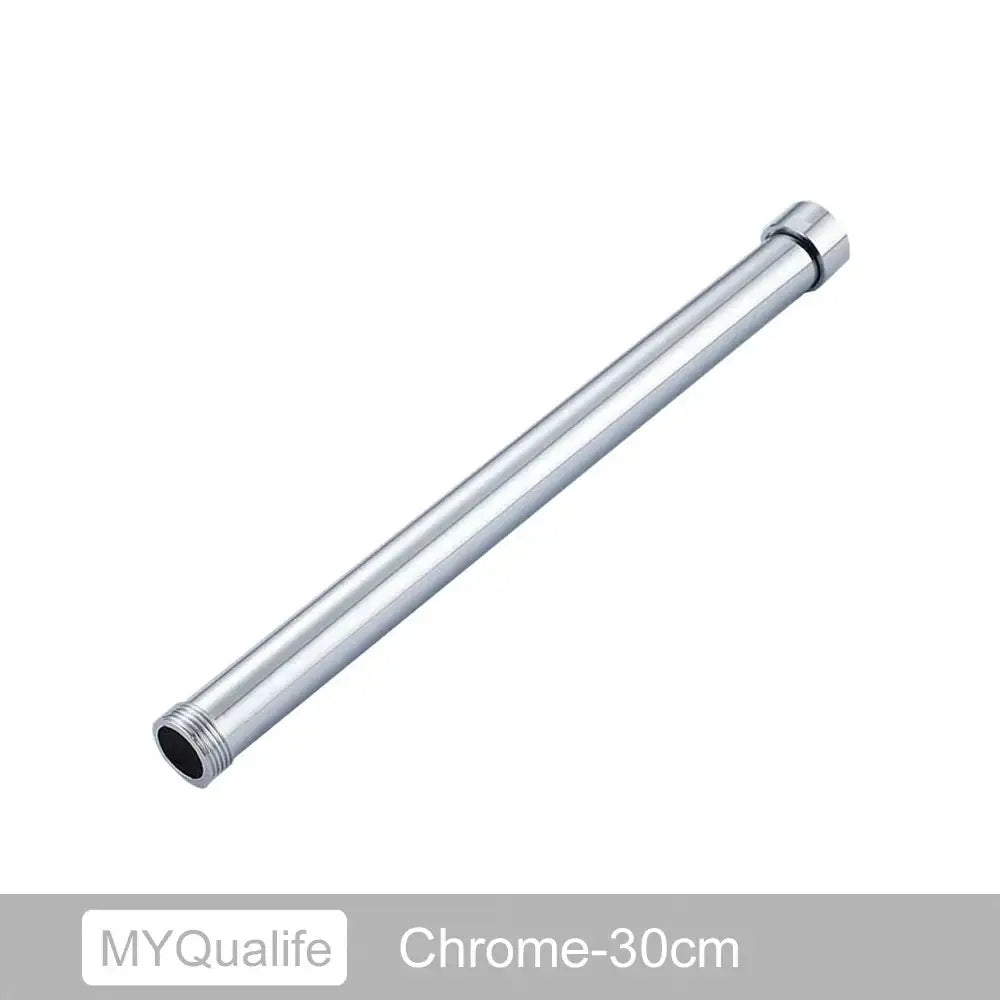 Matte black brass bathroom faucet extension tube for heightening