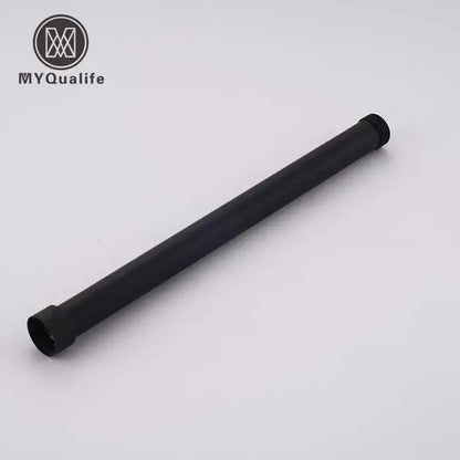 Matte black brass bathroom faucet extension tube for heightening