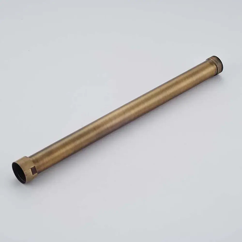 Matte black brass bathroom faucet extension tube for heightening