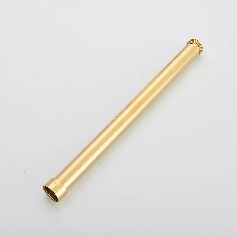 Matte black brass bathroom faucet extension tube for heightening