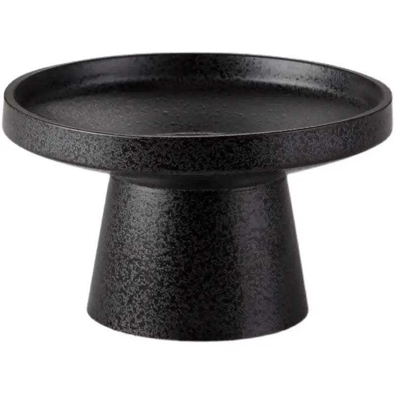Matte black ceramic vase sword mountain set living room decor