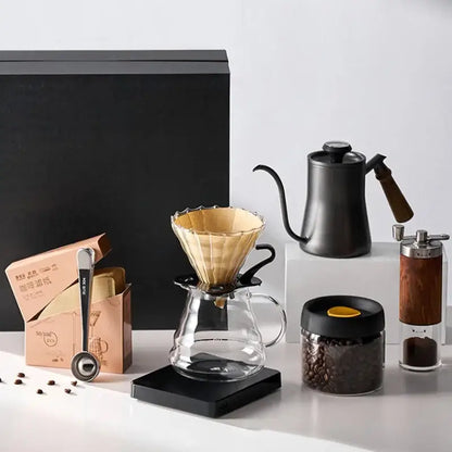 Matte black gooseneck spout kettle kitchen hand punch coffee pot