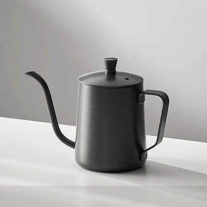 Matte black gooseneck spout kettle kitchen hand punch coffee pot