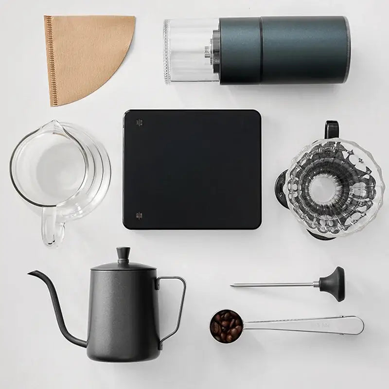 Matte black gooseneck spout kettle kitchen hand punch coffee pot