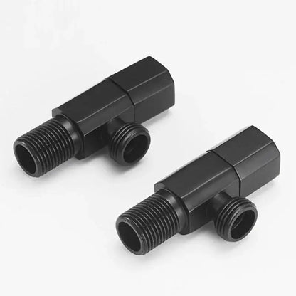 Matte black hexagonal filling valve faucet for kitchen and bathroom