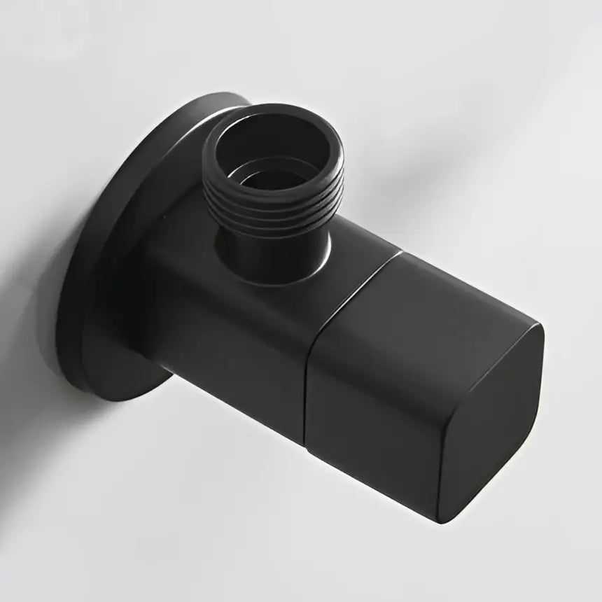 Matte black hexagonal filling valve faucet for kitchen and bathroom