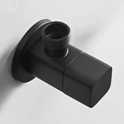 Matte black hexagonal filling valve faucet for kitchen and bathroom
