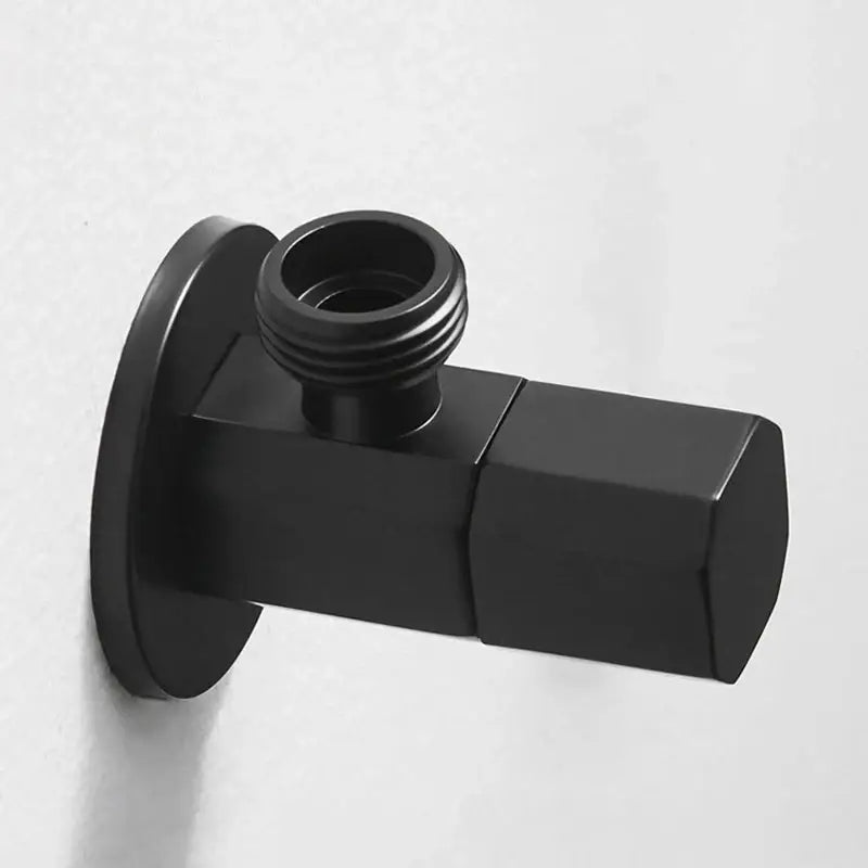 Matte black hexagonal filling valve faucet for kitchen and bathroom