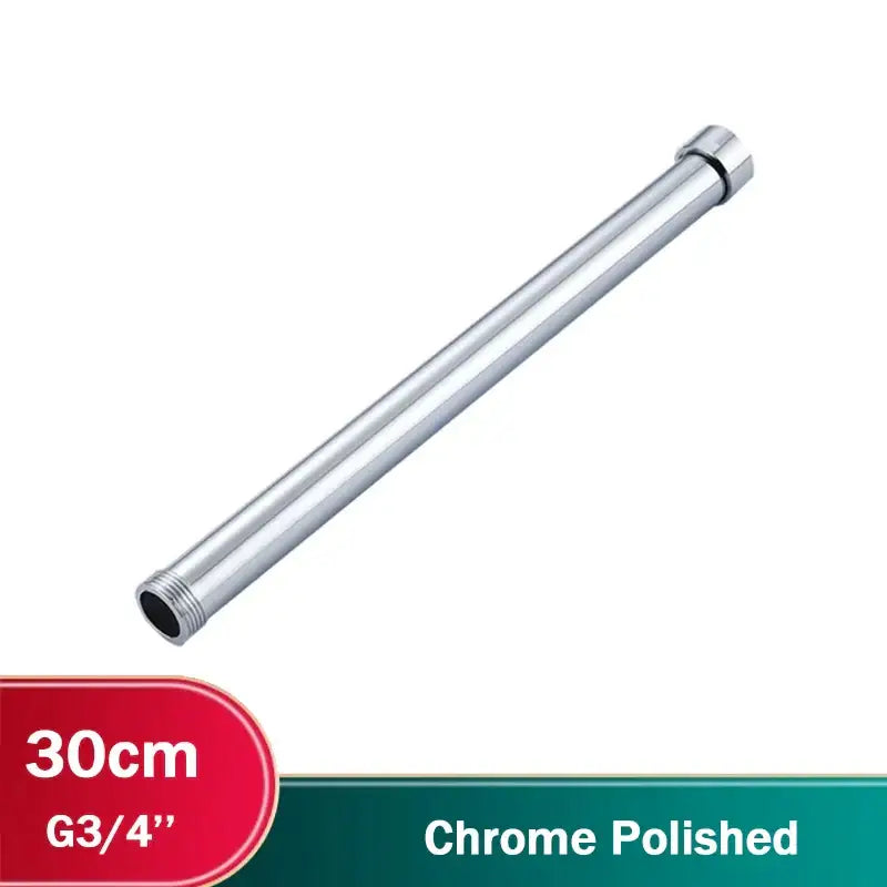 Matte black shower faucet extension tube bathroom brass fitting