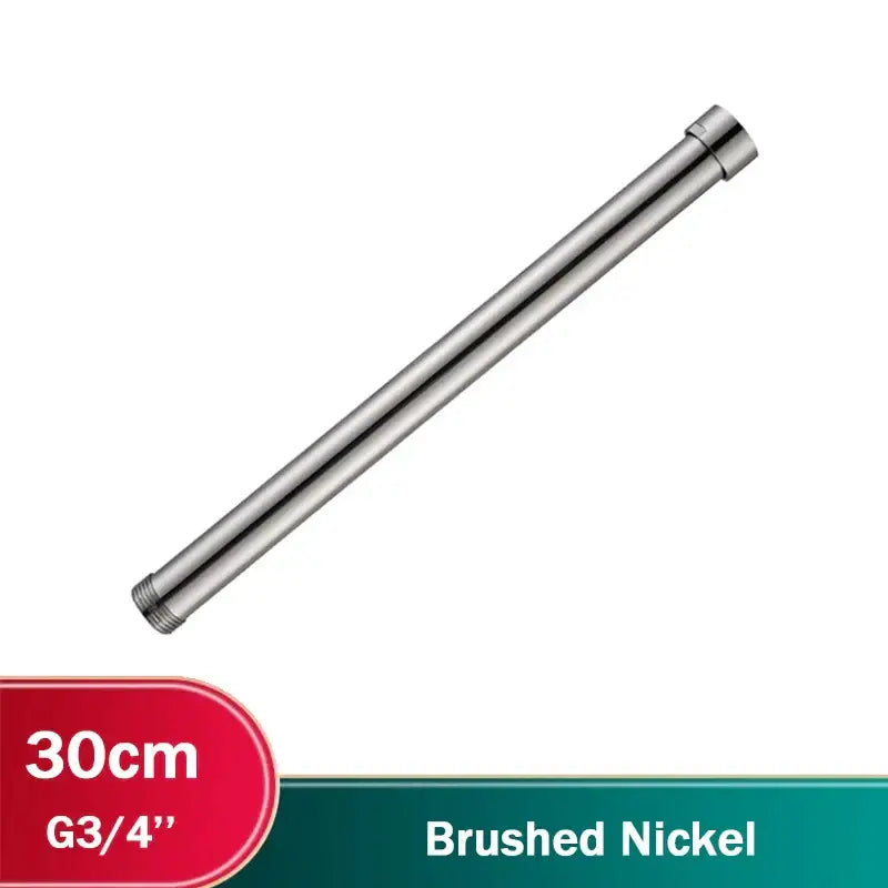 Matte black shower faucet extension tube bathroom brass fitting