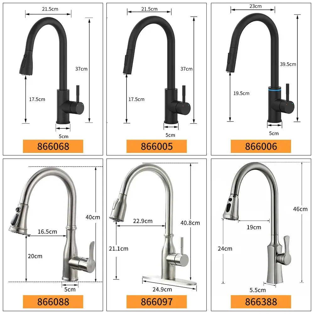 Matte black single handle pull down kitchen faucet swivel tap