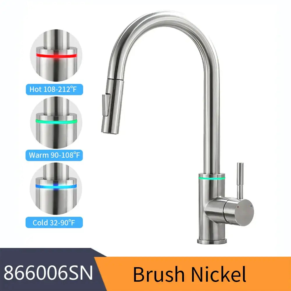 Matte black single handle pull down kitchen faucet swivel tap