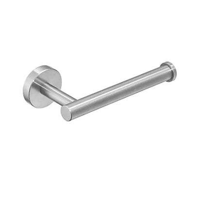 Matte black stainless steel bathroom set with double towel rack