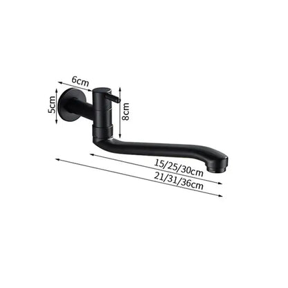 Matte black stainless steel kitchen faucet with swivel spout