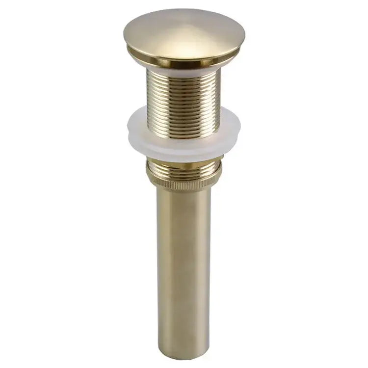 Matte black & white brushed gold drain assembly kit bathroom sink