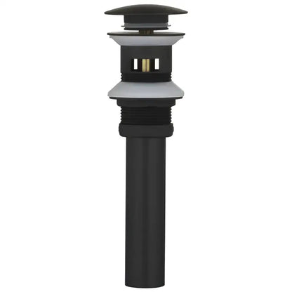 Matte black & white brushed gold drain assembly kit bathroom sink