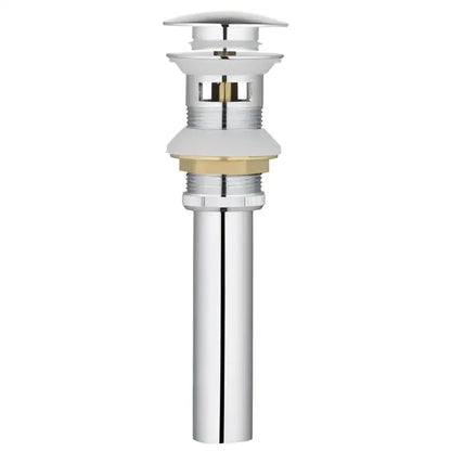 Matte black & white brushed gold drain assembly kit bathroom sink