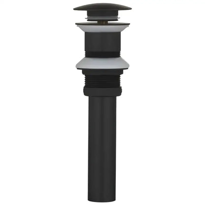 Matte black & white brushed gold drain assembly kit bathroom sink