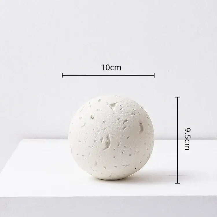 Matte blue geometric spherical home decoration accessory living room