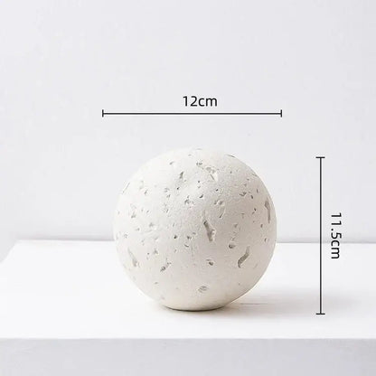 Matte blue geometric spherical home decoration accessory living room