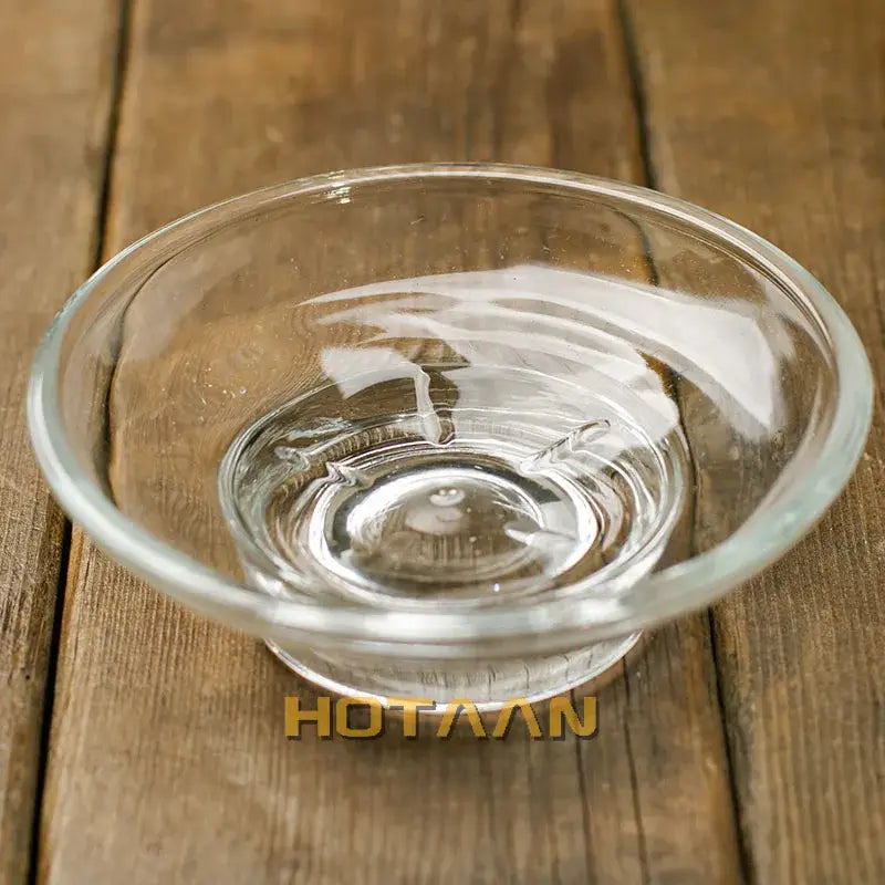 Matte clear glass soap dish with lid bathroom accessory