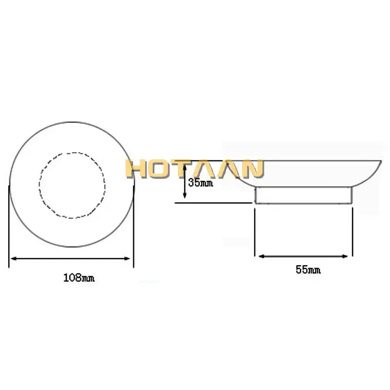 Matte clear glass soap dish with lid bathroom accessory