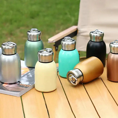 Matte pastel stainless steel vacuum flask kitchen travel water bottle